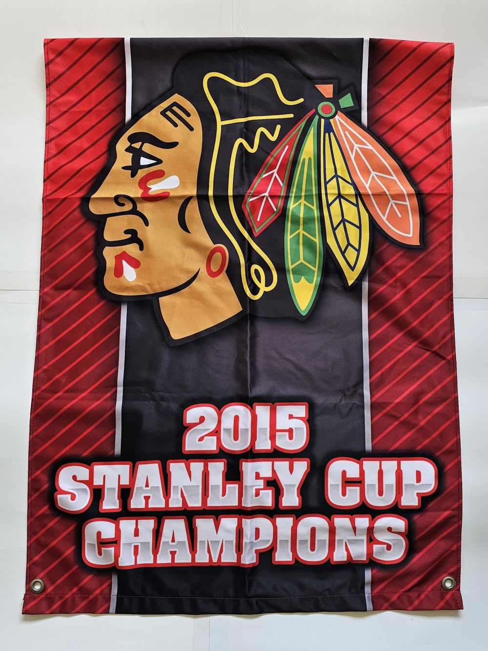 Chicago Blackhawks 2015 Stanley Cup Champions Red and Black Fan Towel